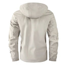 Men’s Waterproof Winter Jacket with Hood and Warm Lining