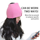 Gel Ice Headache Hat – Cold Compress Migraine Relief Cap
